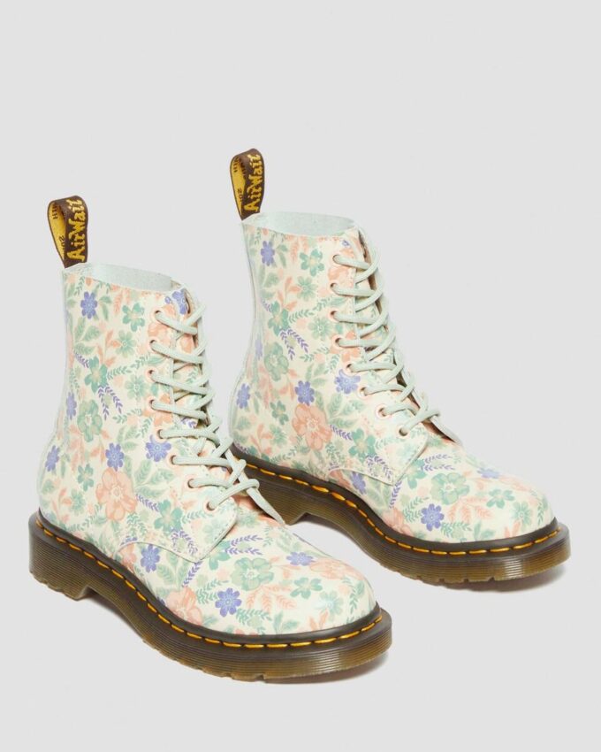 1460 Vonda Floral Reclaimed Leather Boots 1460 Vonda Floral Reclaimed Leather Boots
