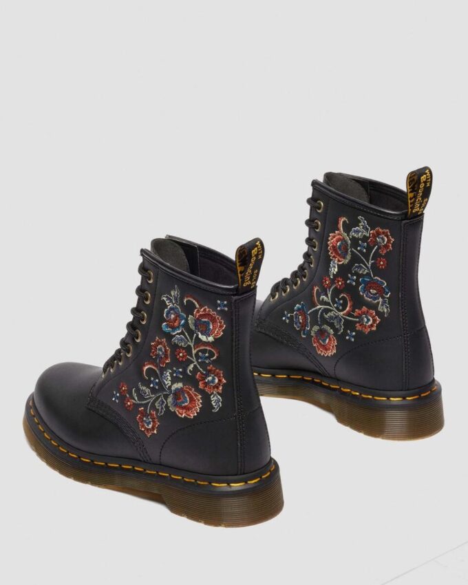 1460 VONDA TF Reclaimed Leather Floral Print Lace Up Boots 1460 VONDA TF Reclaimed Leather Floral Print Lace Up Boots