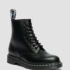 1460 White Stitch Smooth Leather Lace Up Boots