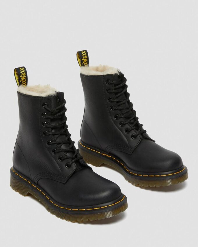 1460 Women's Faux Fur Lined Lace Up Boots 1460 Women's Faux Fur Lined Lace Up Boots