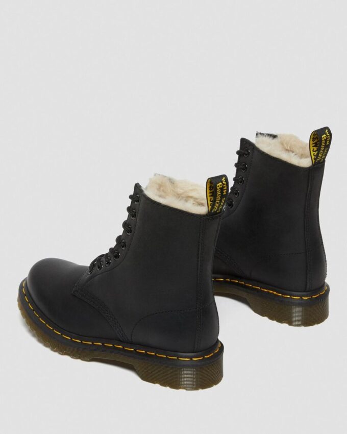 1460 Women's Faux Fur Lined Lace Up Boots 1460 Women's Faux Fur Lined Lace Up Boots