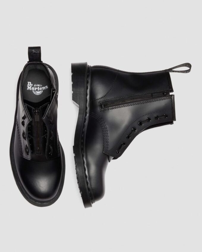 1460 ZIP MONO Smooth Leather Boots