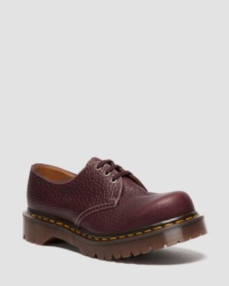 1461 Made in England Soft Boa Embossed Leather Bump Toe Shoes
