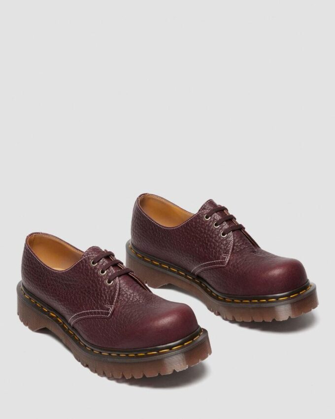 1461 Made in England Soft Boa Embossed Leather Bump Toe Shoes 1461 Made in England Soft Boa Embossed Leather Bump Toe Shoes