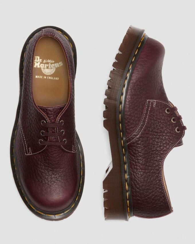 1461 Made in England Soft Boa Embossed Leather Bump Toe Shoes 1461 Made in England Soft Boa Embossed Leather Bump Toe Shoes