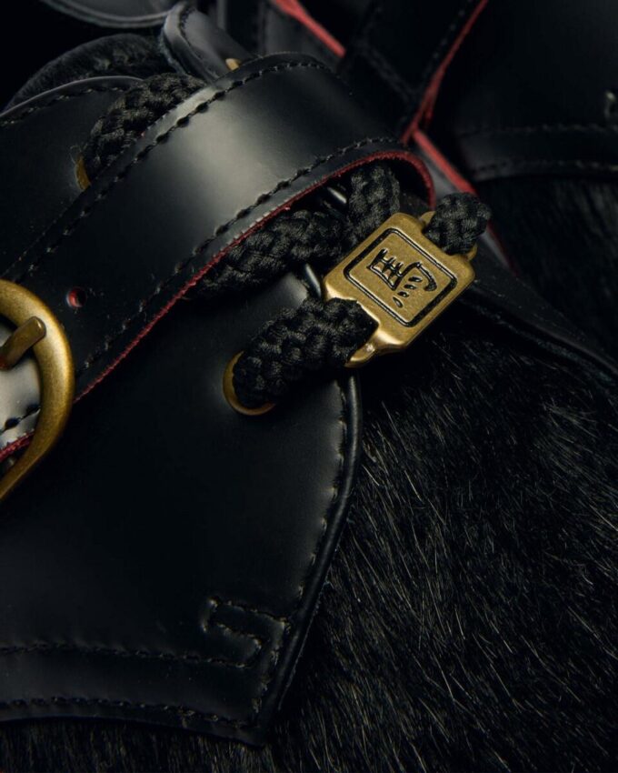 1461 YEAR OF THE HORSE Smooth & Hair On Leather Lace Up Shoes 1461 YEAR OF THE HORSE Smooth & Hair On Leather Lace Up Shoes