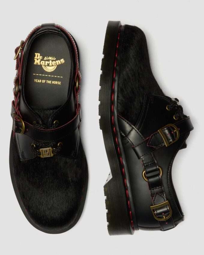 1461 YEAR OF THE HORSE Smooth & Hair On Leather Lace Up Shoes 1461 YEAR OF THE HORSE Smooth & Hair On Leather Lace Up Shoes