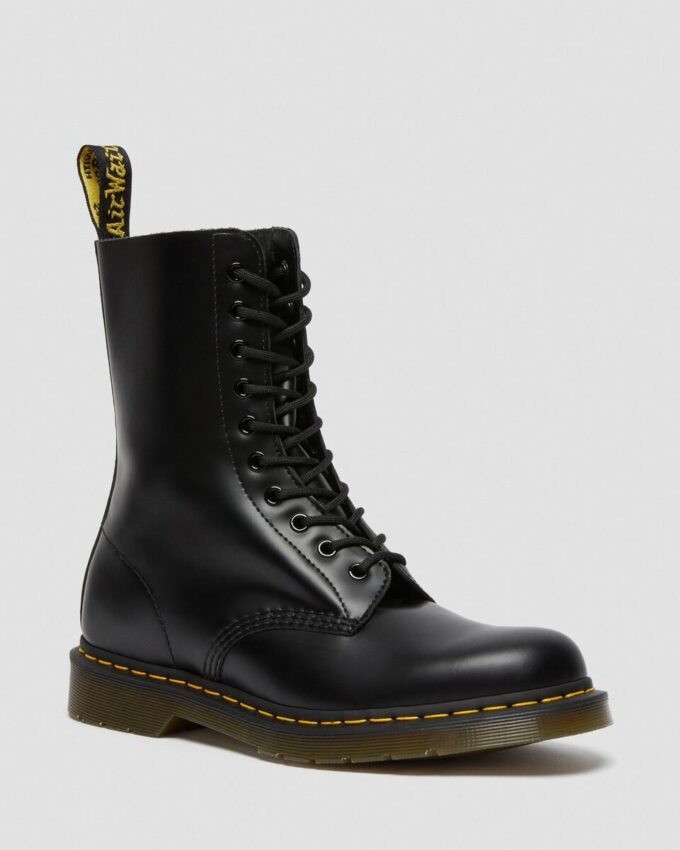 1490 Smooth Leather Mid Calf Boots 1490 Smooth Leather Mid Calf Boots