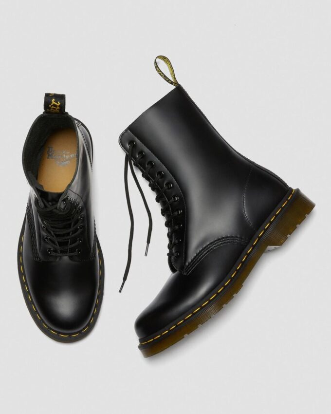 1490 Smooth Leather Mid Calf Boots 1490 Smooth Leather Mid Calf Boots