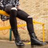 1490 Smooth Leather Mid Calf Boots 1490 Smooth Leather Mid Calf Boots