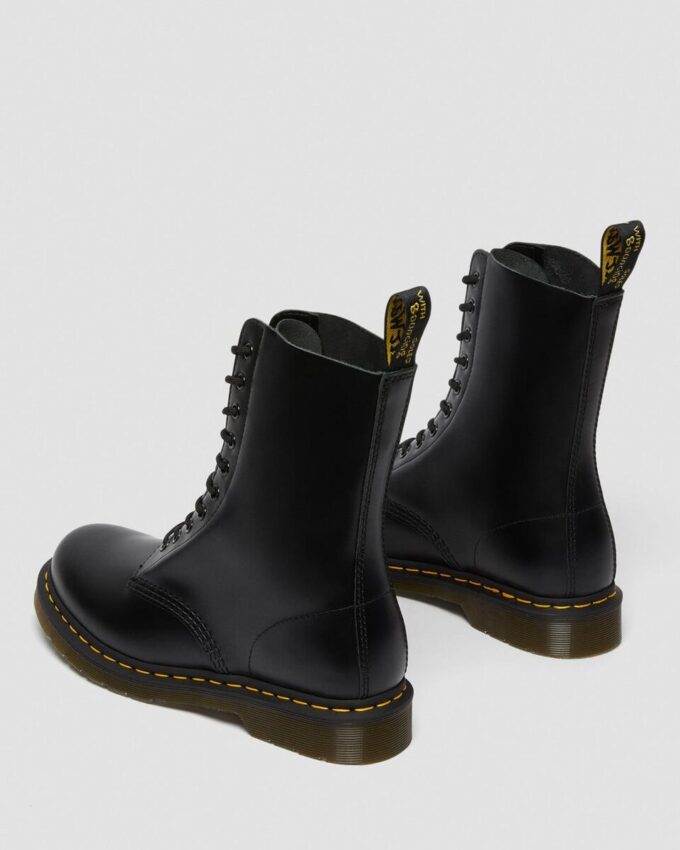 1490 Smooth Leather Mid Calf Boots 1490 Smooth Leather Mid Calf Boots