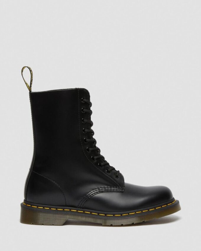 1490 Smooth Leather Mid Calf Boots 1490 Smooth Leather Mid Calf Boots
