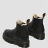 2976 Faux Fur Lined Platform Chelsea Boots 2976 Faux Fur Lined Platform Chelsea Boots