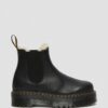2976 Faux Fur Lined Platform Chelsea Boots 2976 Faux Fur Lined Platform Chelsea Boots