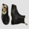 2976 Faux Fur Lined Platform Chelsea Boots 2976 Faux Fur Lined Platform Chelsea Boots