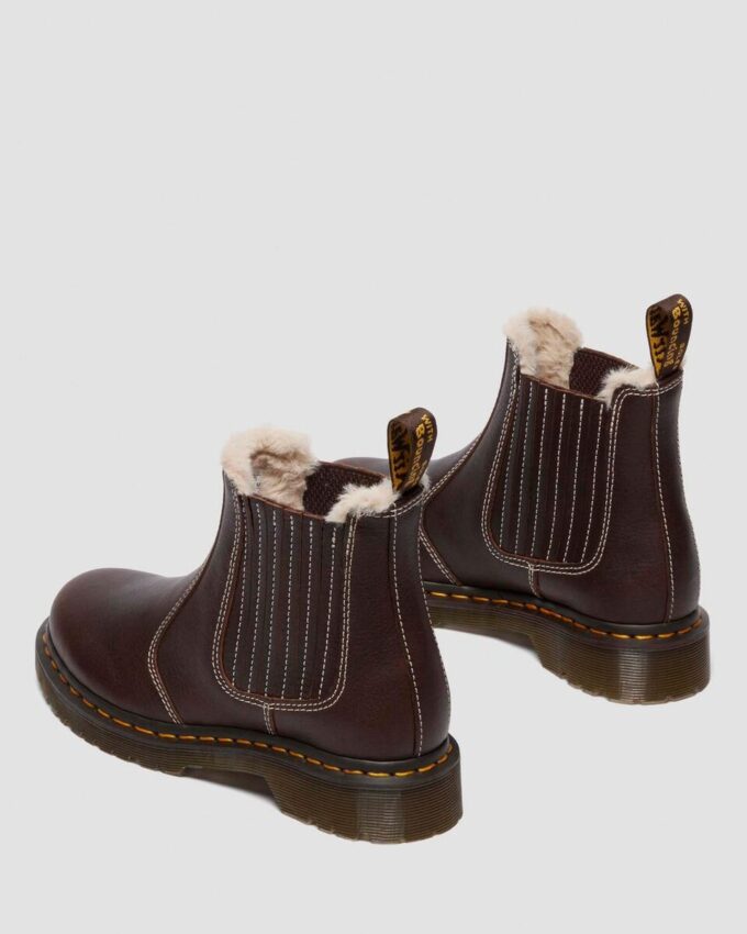 2976 Leonore II Faux Fur Lined Grizzly Leather Chelsea Boots 2976 Leonore II Faux Fur Lined Grizzly Leather Chelsea Boots