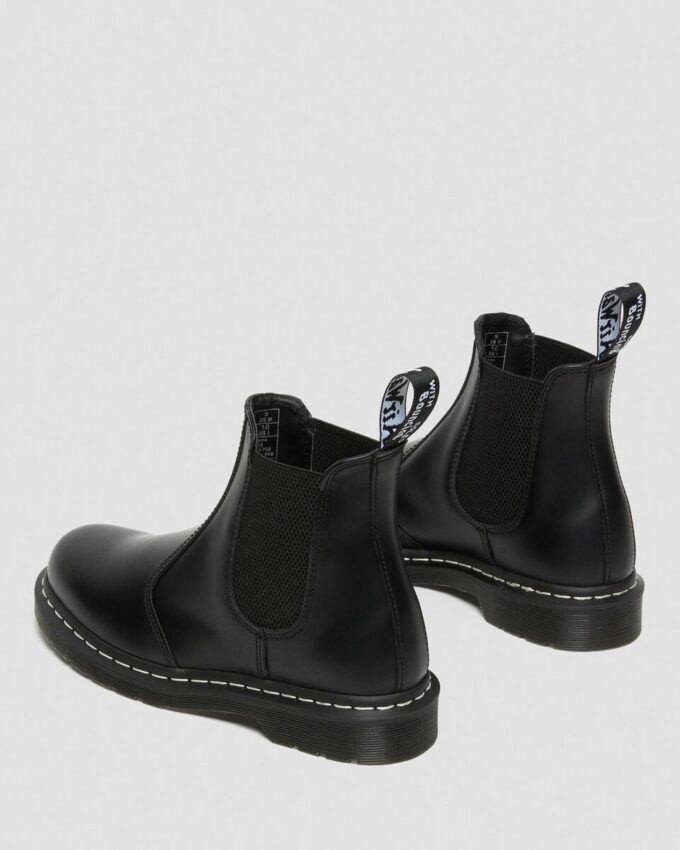 2976 White Stitch Smooth Leather Chelsea Boots 2976 White Stitch Smooth Leather Chelsea Boots