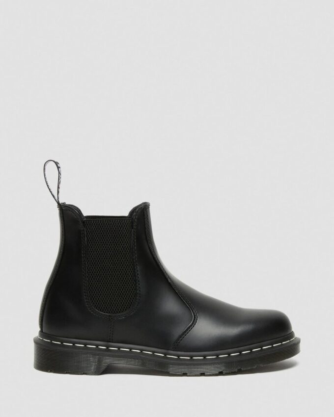 2976 White Stitch Smooth Leather Chelsea Boots 2976 White Stitch Smooth Leather Chelsea Boots