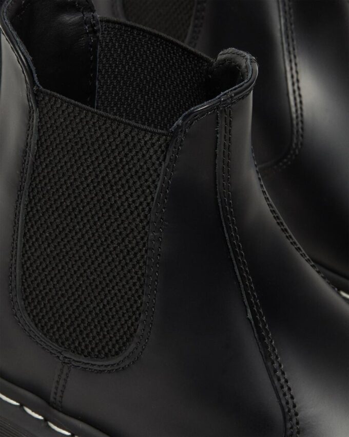 2976 White Stitch Smooth Leather Chelsea Boots 2976 White Stitch Smooth Leather Chelsea Boots