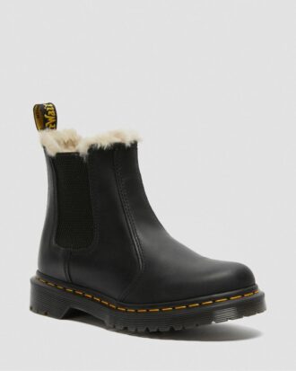 2976 Women's Women's Faux Fur Lined Chelsea Boots 2976 Women's Women's Faux Fur Lined Chelsea Boots