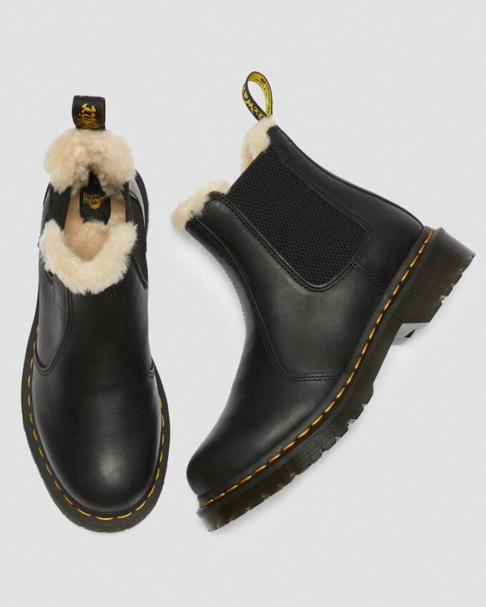 2976 Women's Women's Faux Fur Lined Chelsea Boots 2976 Women's Women's Faux Fur Lined Chelsea Boots