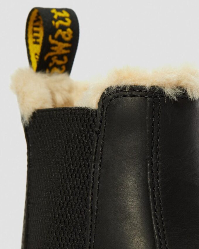 2976 Women's Women's Faux Fur Lined Chelsea Boots 2976 Women's Women's Faux Fur Lined Chelsea Boots