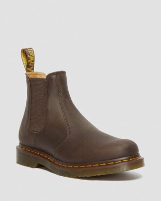 2976 Yellow Stitch Crazy Horse Leather Chelsea Boots 2976 Yellow Stitch Crazy Horse Leather Chelsea Boots