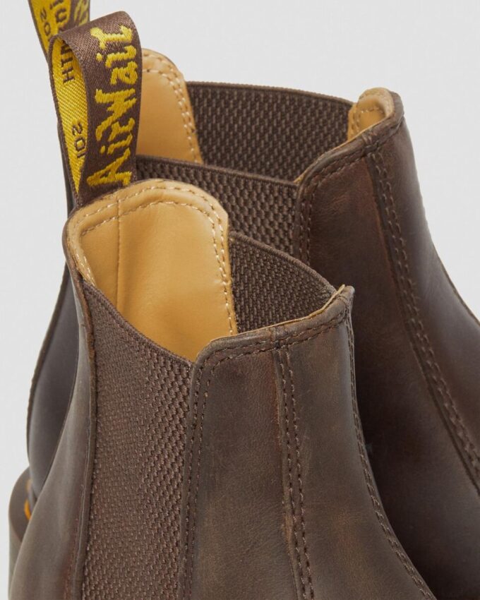 2976 Yellow Stitch Crazy Horse Leather Chelsea Boots 2976 Yellow Stitch Crazy Horse Leather Chelsea Boots