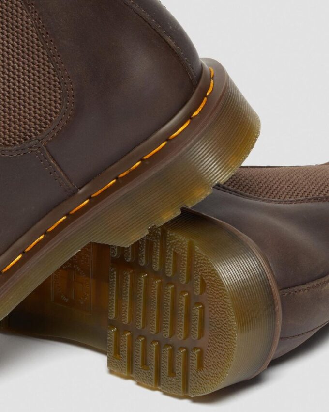 2976 Yellow Stitch Crazy Horse Leather Chelsea Boots 2976 Yellow Stitch Crazy Horse Leather Chelsea Boots