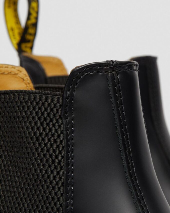 2976 Yellow Stitch Smooth Leather Chelsea Boots 2976 Yellow Stitch Smooth Leather Chelsea Boots