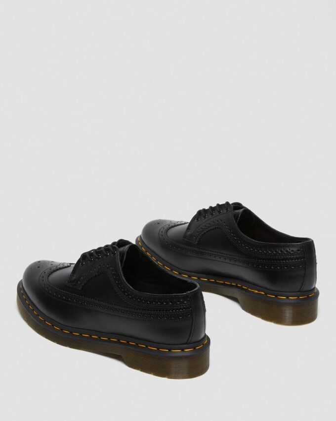 3989 Yellow Stitch Smooth Leather Brogue Shoes 3989 Yellow Stitch Smooth Leather Brogue Shoes