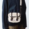 7 INCH SATCHEL Leather and Faux Fur Satchel 7 INCH SATCHEL Leather and Faux Fur Satchel