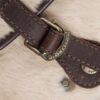 7 INCH SATCHEL Leather and Faux Fur Satchel 7 INCH SATCHEL Leather and Faux Fur Satchel