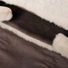 7 INCH SATCHEL Leather and Faux Fur Satchel 7 INCH SATCHEL Leather and Faux Fur Satchel