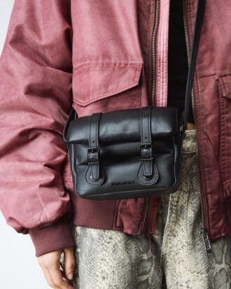7 Inch Satchel Padded Leather Bag