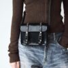 7 Inch Satchel Studded Kiev Leather Crossbody Bag 7 Inch Satchel Studded Kiev Leather Crossbody Bag