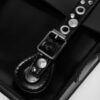 7 Inch Satchel Studded Kiev Leather Crossbody Bag 7 Inch Satchel Studded Kiev Leather Crossbody Bag