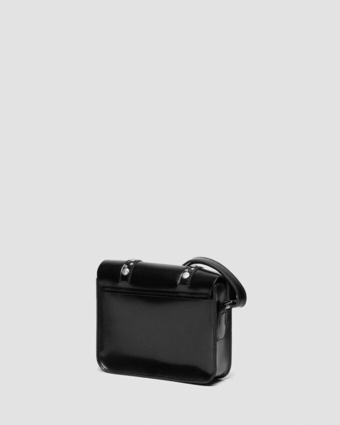 7 Inch Satchel Studded Kiev Leather Crossbody Bag 7 Inch Satchel Studded Kiev Leather Crossbody Bag