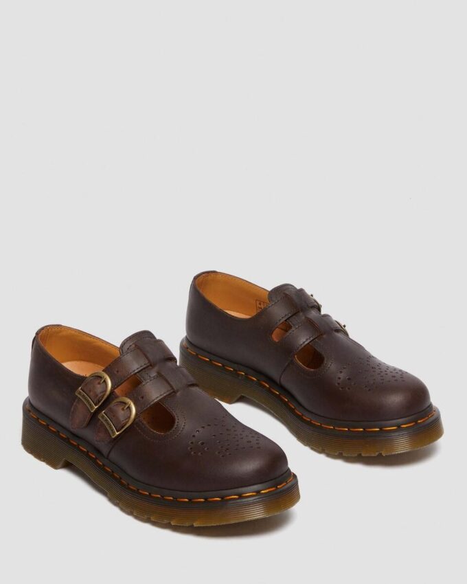 8065 Crazy Horse Leather Mary Jane Shoes 8065 Crazy Horse Leather Mary Jane Shoes