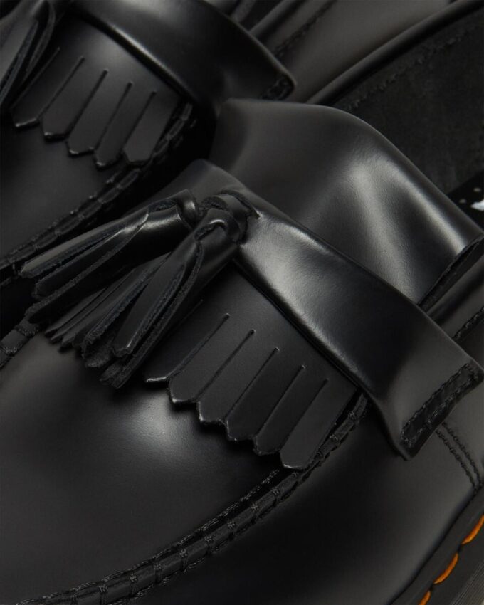 Adrian Bex Smooth Leather Tassel Loafers