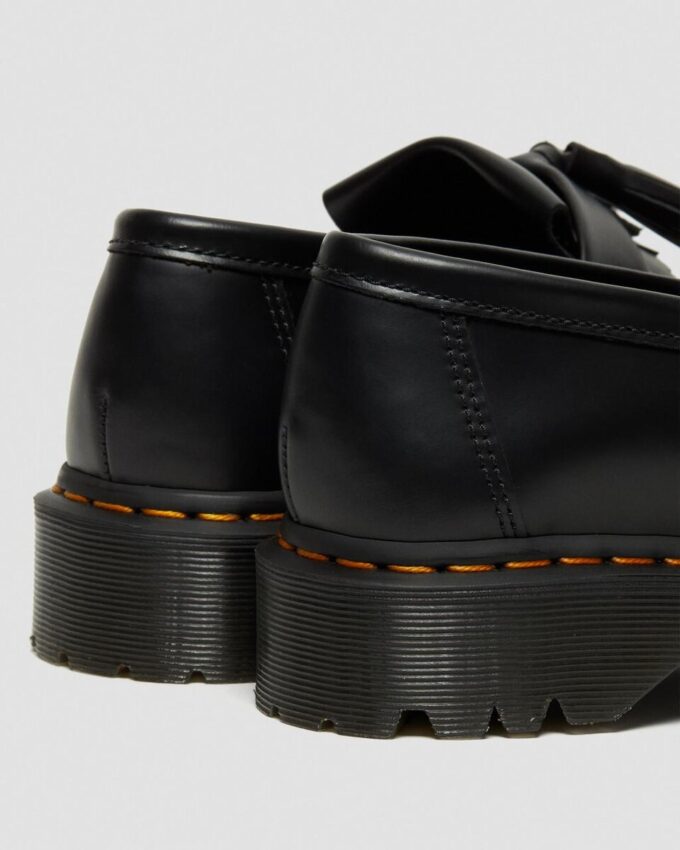 Adrian Bex Smooth Leather Tassel Loafers