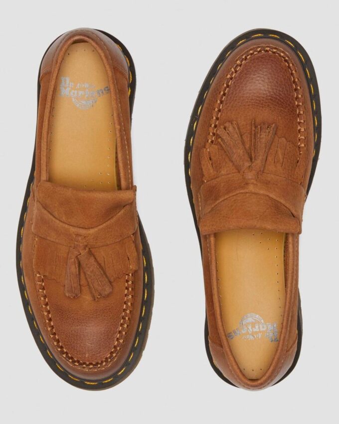 Adrian Nubuck Leather Tassle Loafers