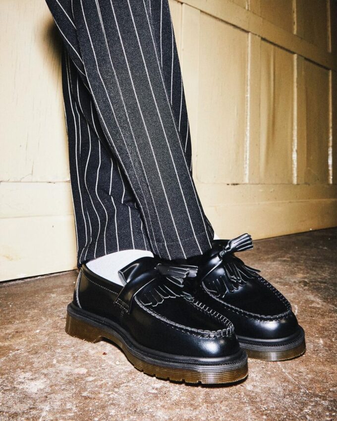 Adrian Smooth Leather Tassel Loafers