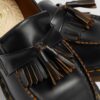 Adrian Vintage Made In England Quilon Leather Tassel Loafers Adrian Vintage Made In England Quilon Leather Tassel Loafers