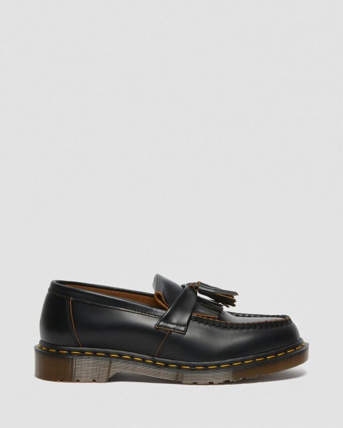 Adrian Vintage Made In England Quilon Leather Tassel Loafers Adrian Vintage Made In England Quilon Leather Tassel Loafers