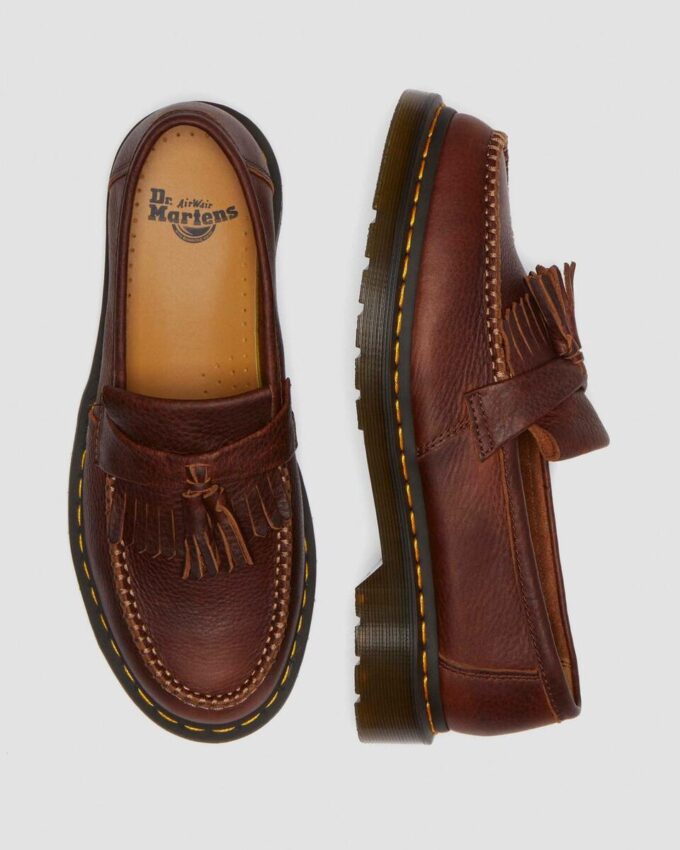 Adrian Yellow Stitch Ambassador Leather Loafers Adrian Yellow Stitch Ambassador Leather Loafers