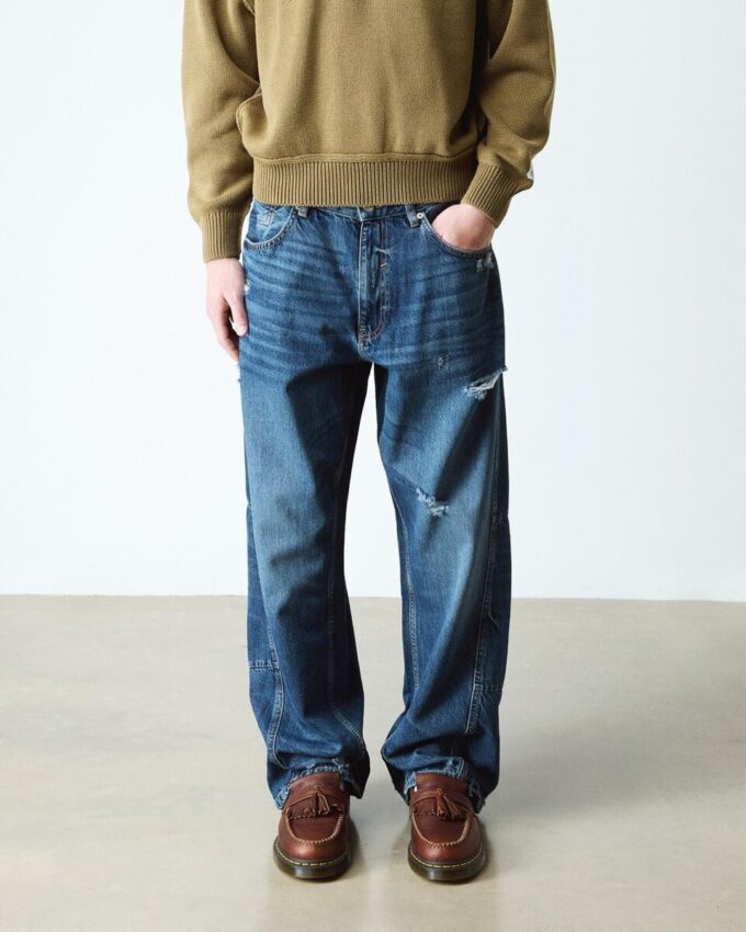 Adrian Yellow Stitch Ambassador Leather Loafers Adrian Yellow Stitch Ambassador Leather Loafers