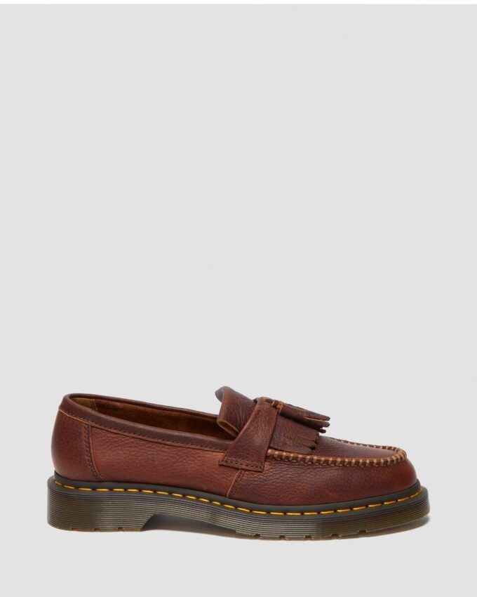 Adrian Yellow Stitch Ambassador Leather Loafers Adrian Yellow Stitch Ambassador Leather Loafers