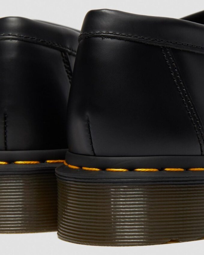 Adrian Yellow Stitch Leather Tassel Loafers Adrian Yellow Stitch Leather Tassel Loafers