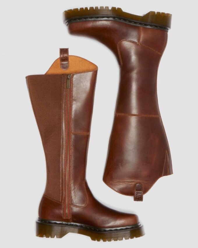 Amaayah Knee High Leather Boots Amaayah Knee High Leather Boots